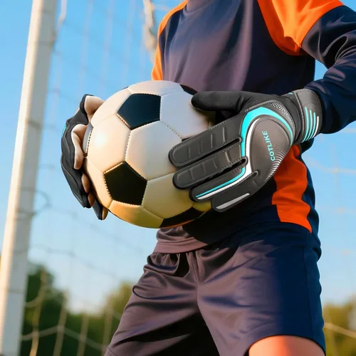 Miniatura 8 de Guantes de Portero de Fútbol – Guantes de Portero para Niños, Niñas y Jóvenes, Guantes de Portero para Niños de 8-12 con Agarres Fuertes, Palmas