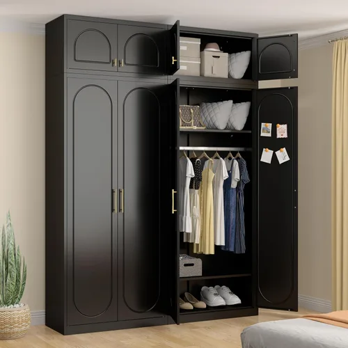 Miniatura 18 de UNICOLY Gabinete de Almacenamiento de Pared de 15", Pequeño Armario Guardarropa, Pequeño Gabinete Colgante para Dormitorio Escuela, Empleado