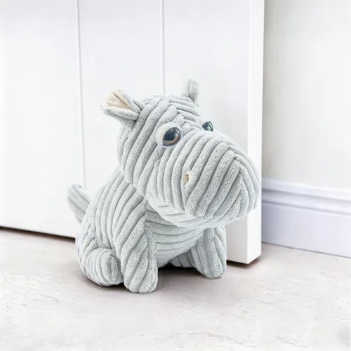 Miniatura 13 de Marwood Lindo tope de puerta decorativo para el hogar y la oficina, tope de puerta interior con peso de alpaca de tela de animal de peluche Gorra