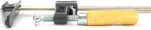 Miniatura 3 de Juego de abrazadera de barra de acero de 4-36 pulgadas con sistema de trinquete de metal y liberación rápida para carpintería y trabajo del metal