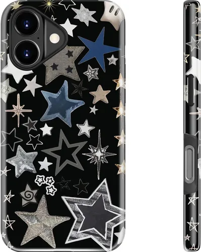 Miniatura 191 de Goodon para iPhone 17 Pro, Funda Estética de Gato Negro y Niña Naranja, Compatible con Magsafe, Funda Protectora Retro Única y Moderna de Silicona