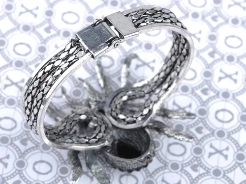 Miniatura 3 de Pulsera con araña Alilang, metálica, para fiesta de Halloween