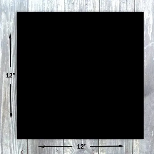 Hamilco Papel para álbumes de recortes, 12 x 12 pulgadas, cartulina de color negro de 65 libras, paquete de 25