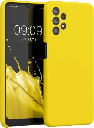 Miniatura 261 de kwmobile Funda Compatible con Samsung Galaxy A14 5G - Funda de teléfono de TPU y silicona con acabado suave - Verde Lima