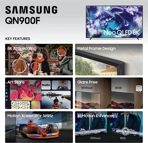 Miniatura 4 de Samsung - Smart TV Neo QLED 8K de la serie QN900F de 65 pulgadas, Vision AI, Mini LED con Alexa incorporado (modelo 2025, 65QN900F) Neo Quantum HDR