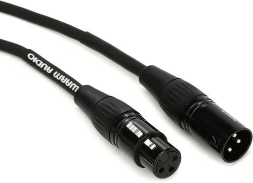 Miniatura 5 de Warm Audio Cable de micrófono XLR hembra a XLR macho de la serie Pro, 3 pies, negro/plateado