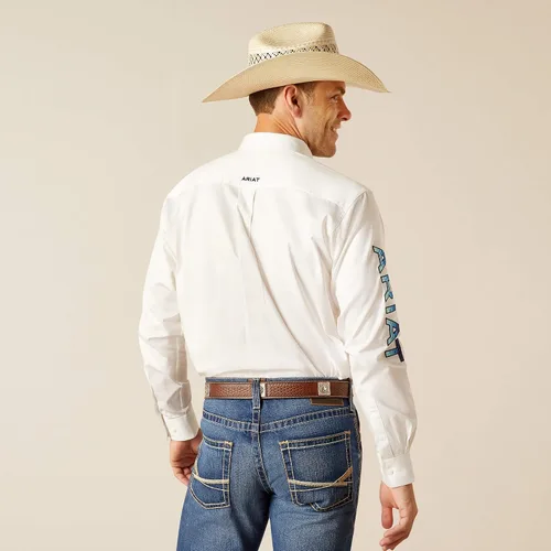 Miniatura 87 de Ariat Camisa de sarga con logotipo del equipo para hombre