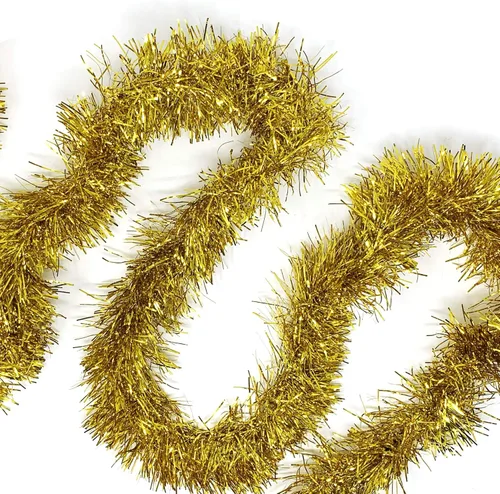 Miniatura 17 de Allgala Guirnalda de oropel negro, guirnalda de oropel metálica de 50 pies para árbol de Navidad, decoración para árbol festivo, barandilla