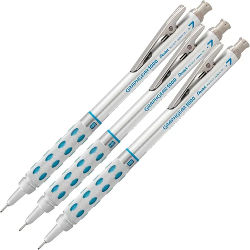 Miniatura 12 de Pentel GraphGear 1000 - Lápiz mecánico de dibujo, 0.3mm, marrón (PG1013)