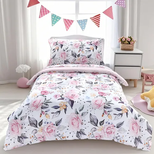Miniatura 15 de Pea Pod Juego de ropa de cama de muselina para niños pequeños arcoíris de 3 piezas - Ropa de cama suave y transpirable para cuna con sábana