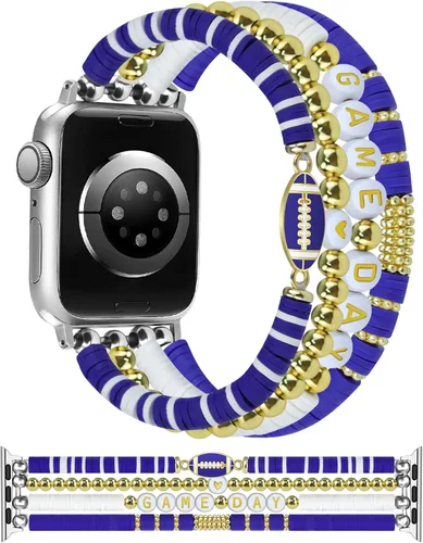 Miniatura 12 de JR.DM Correa de reloj de Halloween Compatible con Apple Watch de 38 mm, 40 mm, 41 mm, 44 mm, 42 mm, 45 mm, 46 mm, linda, preppy, hecha a mano