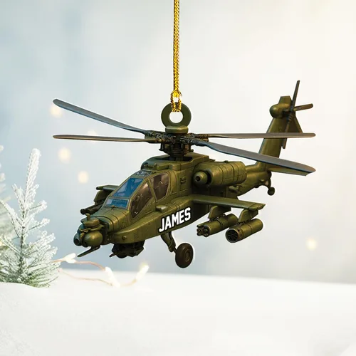 Miniatura 23 de Adornos de Navidad del ejército estadounidense, adorno de veterano para hombres y mujeres, adornos patrióticos para decoración de árbol de Navidad