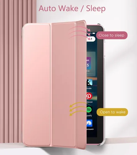 Miniatura 5 de MoKo Funda para tablet Amazon Kindle Fire HD 8 y 8 Plus (12ª generación/10ª generación, versión 2024/2022/2020) de 8 pulgadas, cubierta de soporte