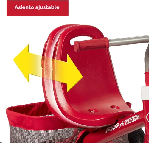 Miniatura 5 de Carretilla Ride On para niños Radio Flyer, talla única , Rojo