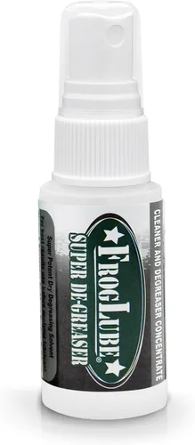 Frog Lube Super Degreaser – Concentrated Gun Cleaner Spray – Heavy Duty, Non-Toxic Gun Cleaning Solvent for Carbon, Copper, Fouling & Lead –