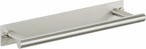 Alise Toallero adhesivo de níquel cepillado, toalleros para baño montado en la pared, toallero de baño de acero inoxidable SUS304, toallero para