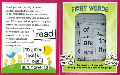 Miniatura 2 de Juego para niños de palabras para la nevera, poemas y cartas la nevera, fabricado en Estados Unidos de Magnetic Poetry