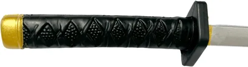 Miniatura 5 de Set de dos espadas de samurái de Japón de 26 1/2 pulgadas de espuma Pu, espada ninja Katana de anime, para jugar, esgrima, diversión, cumpleaños