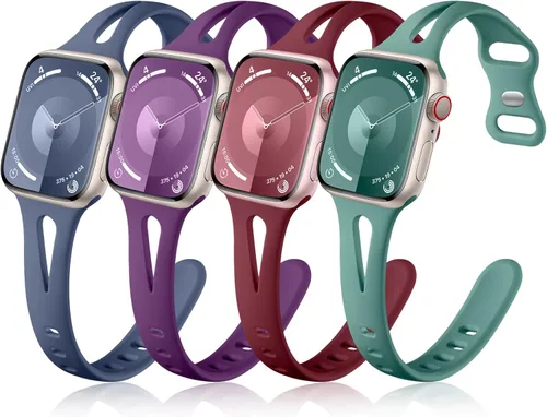 Miniatura 13 de Getino Compatible con Apple Watch Band 1.57, 1.49, 1.61, 1.65 pulgadas iWatch Series 11, 10, 9, 8, 7, 6, 5, 4, 3, 2, 1 SE, para mujeres, correas