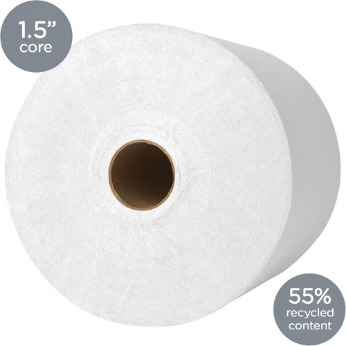 Miniatura 4 de Kleenex Professional Toallas universales de papel duro, a granel (11090), núcleo duro de 1.5 pies, bolsillos de absorción premium, blanco