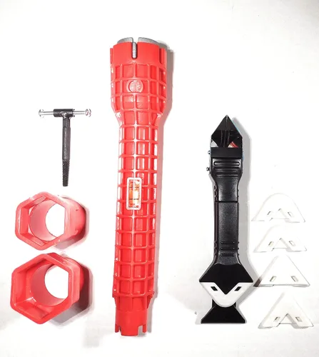 (8 en 1) Herramienta instaladora de grifo y fregadero, herramienta de plomería de doble cabezal Entemah, llave de tubo de agua, herramienta
