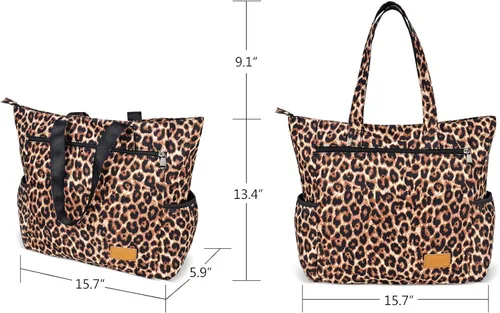 Miniatura 4 de CLOUDMUSIC Bolsa de hombro para enfermeras, profesores, trabajo, gimnasio, viajes, playa, mujeres, con gran capacidad, impermeable