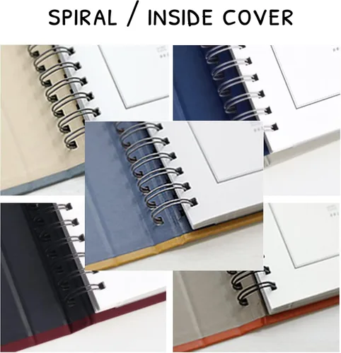 Miniatura 6 de Álbum de fotos con tapa dura coreana simple y estética, de 4 x 6 pulgadas, para parejas, familia, bebés, bodas. Tiene capacidad para 100 fotos, Miel