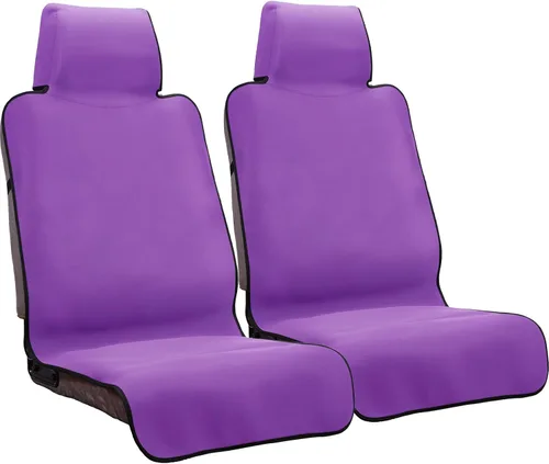 Miniatura 9 de Funda de asiento impermeable, protector de asiento de automóvil mejorado contra el sudor, perfecto para asiento universal antideslizante de Negro