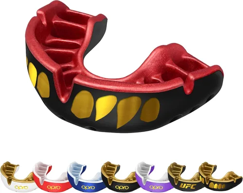 Miniatura 14 de OPRO Protector bucal Gold Level - Protector bucal moldeable con ajuste cómodo de primera calidad y protección multicapa para boxeo, artes marciales
