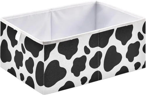 Miniatura 11 de Ollabaky Cubo de almacenamiento de girasoles, cesta de almacenamiento plegable de tela, caja organizadora de tela con asa para armarios, estantes