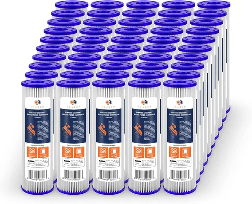 Miniatura 11 de Aquaboon Cartucho de filtro de sedimento plisado para toda la casa de 5 micras de 10 x 2.5 pulgadas para reemplazo de filtro de agua de pozo