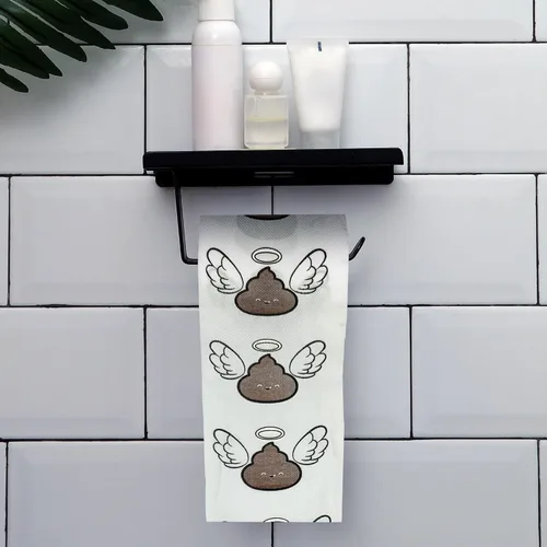 Miniatura 2 de Poop - Decoraciones de feliz cumpleaños para mujeres, hombres, ella, él, 3 capas, 150 hojas, rollo de papel higiénico novedoso, papel higiénico