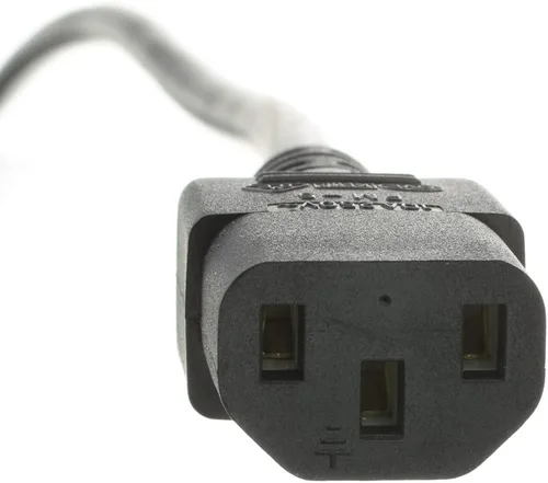 Miniatura 5 de CNE40513 6 pies, cable de alimentación europeo para computadora/monitor, Europlug o CE 7/7 a C13, aprobado por VDE