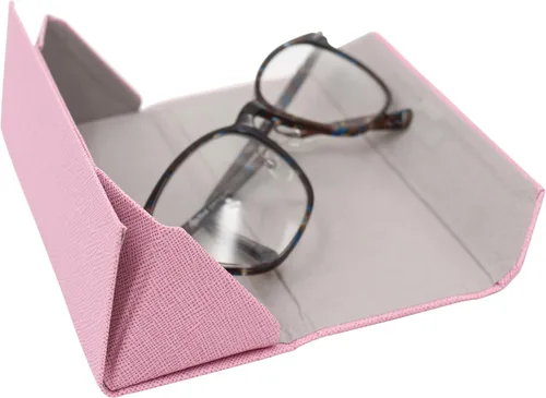 Miniatura 206 de Real Sic Funda para lentes de sol para hombres y mujeres, soporte magnético plegable para lentes de sol, inspirado en el color sólido