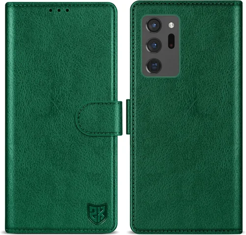 Miniatura 11 de ZZXX Funda tipo cartera para Samsung Galaxy Note 20 Ultra con bloqueo RFID, ranura para tarjetas, función atril, cierre magnético, funda protectora