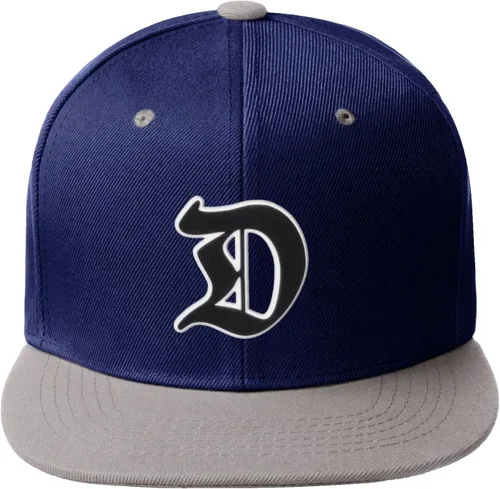 Miniatura 694 de Daxton Gorra clásica con visera de billete plano con letras del alfabeto inglés antiguo de la A a la Z