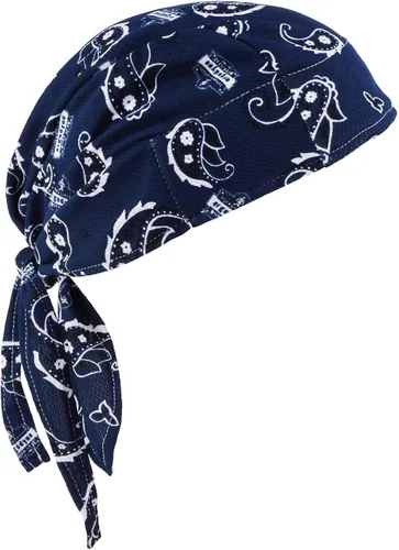 Miniatura 14 de Ergodyne Chill Its 6615 - Bandana de alto rendimiento Do Rag - Banda para la cabeza de terry cloth Flames