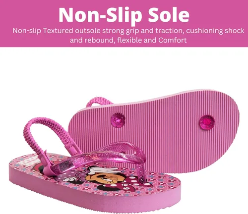Miniatura 4 de Disney Sandalias de personajes para niñas y niños, zapatos de agua para niños, Minnie Mouse Mickey Moana Toy Story Elsa Frozen Cars Encanto
