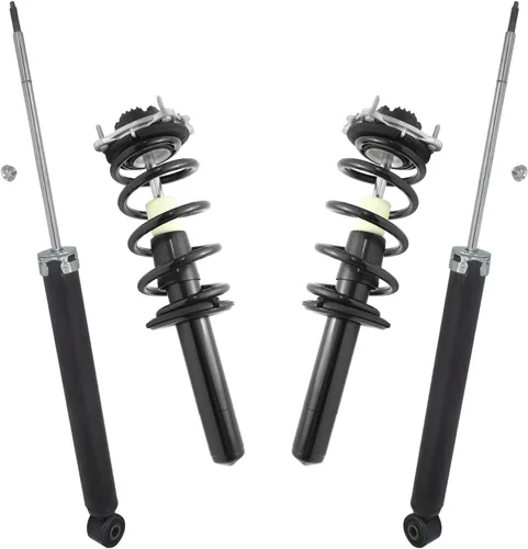 Miniatura 76 de Detroit Axle - Puntales y Amortiguadores para Chevy Traverse Buick Enclave GMC Acadia Saturn Outlook 2007-2012, 2 puntales delanteros con resorte