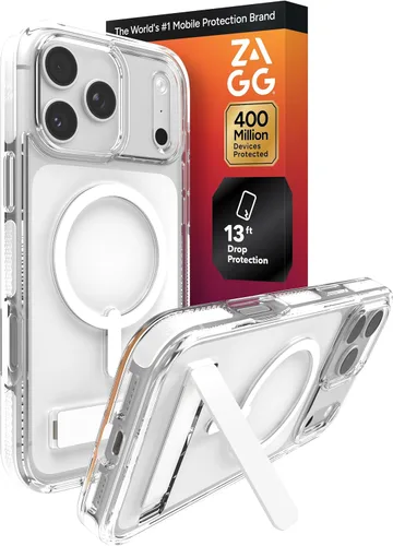 Miniatura 81 de ZAGG Santa Cruz Snap - Funda con función atril para iPhone 16 Pro Max, compatible con MagSafe, protección contra caídas de grado militar de 13 pies