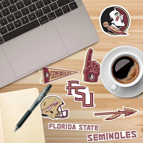 Miniatura 5 de Florida State University - Paquete variado de 50 calcomanías de vinilo grandes de lujo para laptop, botella de agua, álbumes de recortes, tableta