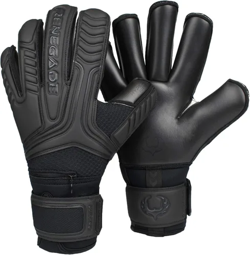 Guantes de portero Renegade GK Vulcan con protección antimicrobiana (tallas 6-11, 4 estilos, nivel 3) Protectores de dedos Pro-Tek y agarre Hyper de
