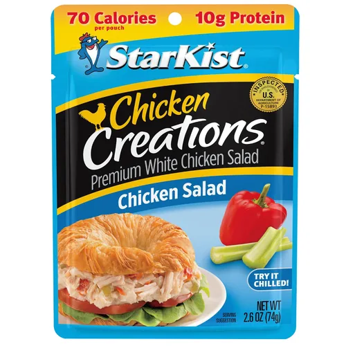 Miniatura 65 de StarKist Chicken Creations BOLD - Bolsa estilo búfalo (5 onzas, 12 unidades) Carne blanca totalmente cocida con alto contenido de proteínas, sin