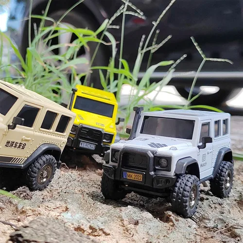 Miniatura 7 de LDARC 1:43 Escala Mini RC Crawler RTR RC Camión de Roca 4x4 2.4GHZ Grado de Pasatiempo Control Remoto Modelo de Vehículo RC Buggy, Viene con una