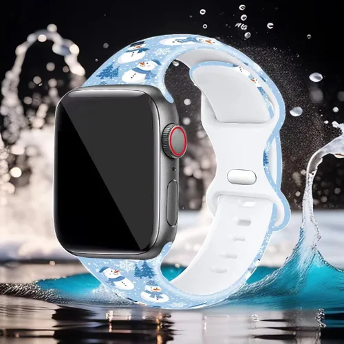 Miniatura 2 de Bandas de reloj de vacaciones compatibles con Apple Watch para mujeres y hombres de 38mm 40mm 41mm 42mm 44mm 45mm 46mm 49mm, para iPhone, iWatch