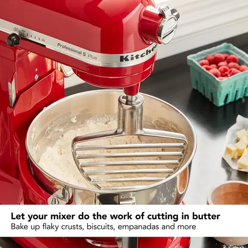 Miniatura 4 de KitchenAid Batidor de repostería para batidoras amasadoras de pie con tazón elevable - KSMPB7SS