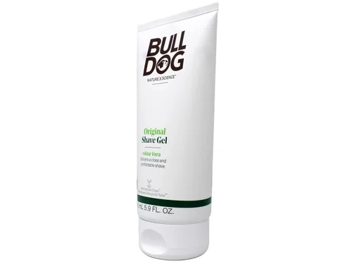 Miniatura 5 de Bulldog Gel de afeitado original para hombres, enriquecido con aloe vera, ofrece un afeitado cercano y cómodo, 95% origen natural, 5.9 onzas