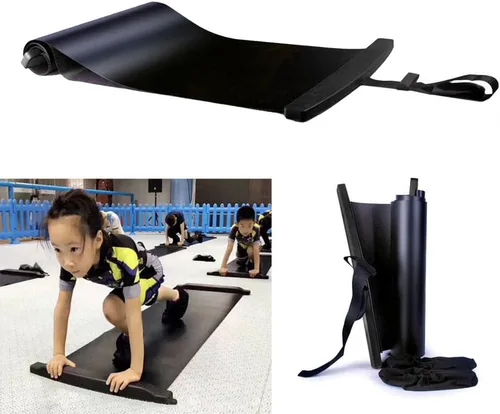 Miniatura 3 de Tabla deslizante con botines deslizantes Tabla deslizante de hockey ideal para entrenamiento, fitness y entrenamiento atlético Fácil de rodar