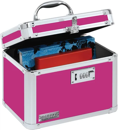 Miniatura 13 de Vaultz Cajas de seguridad seguras – Caja de seguridad segura con combinación, almacenamiento para documentos, objetos de valor, medicamentos