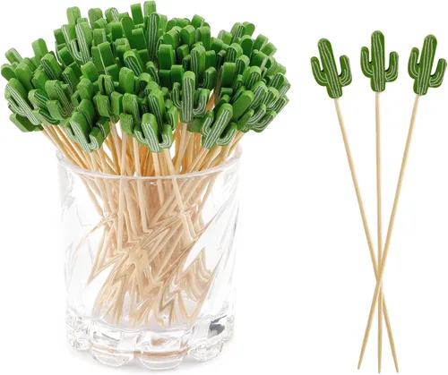 Miniatura 25 de 100 piezas de palillos de cóctel para bebidas, decoraciones de San Valentín, palillos de dientes elegantes para aperitivos, palillos de dientes